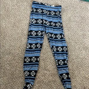Snowflake leggings